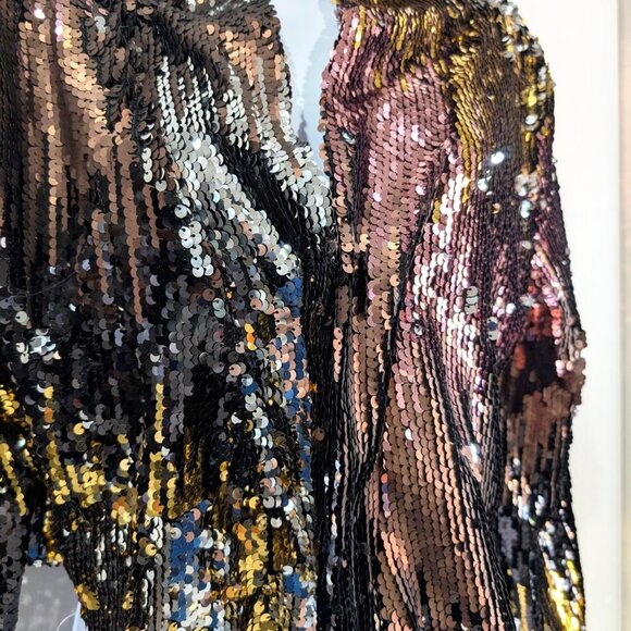 Adore Sequin Blazer Size Large NWT - Picture 5 of 6